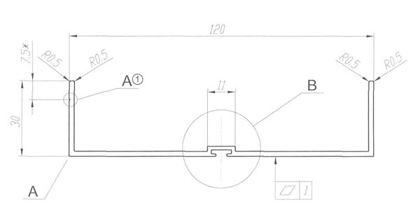 Схема - Алюминиевый верх/низ клапана P-118